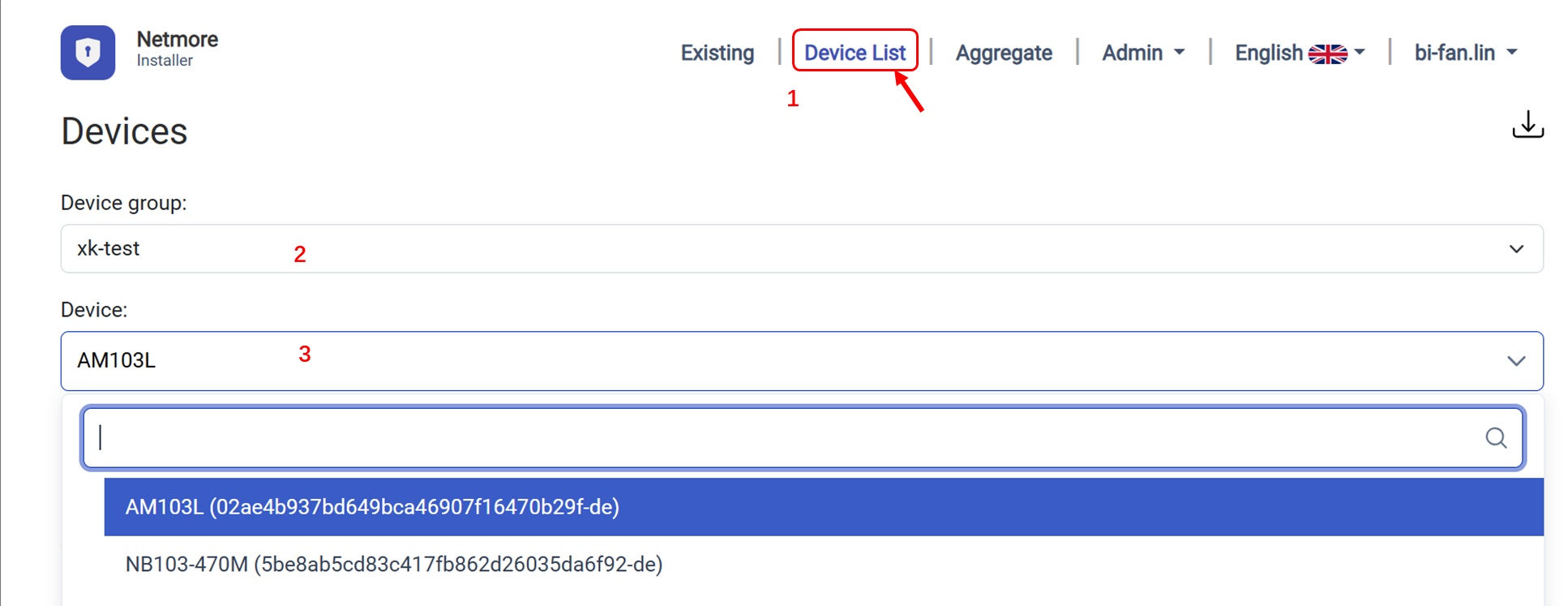 FormatDevList